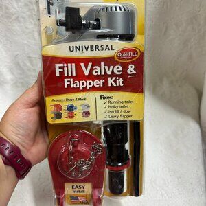 Korky 818MP QuietFILL Platinum Universal Toilet Fill Valve & Toilet Flapper New